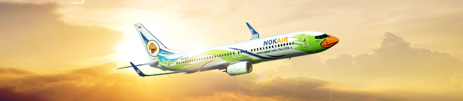 Nok Air is certified as a 3-Star Low-Cost Airline